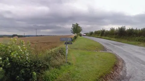 Google Sign for Burton Leonard, near Ripon