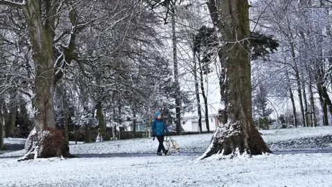 PACEMAKER Snow at Wallace Park in Lisburn