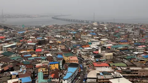 Reuters Aerial view of Lagos