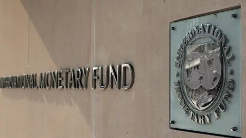 Getty Images IMF signage