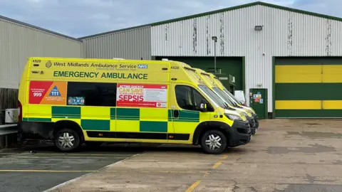 BBC Shrewsbury ambulance hub