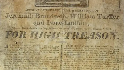 BBC News sheet describing the trial