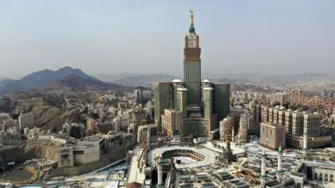 AFP An aerial view of the holy city of Mecca