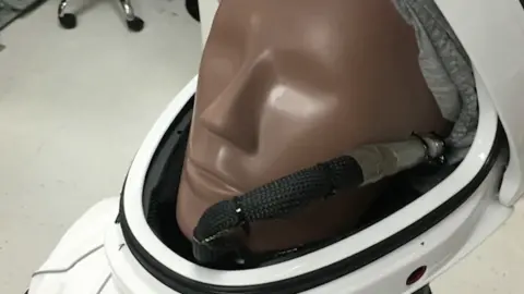 SPACEX Ripley in Dragon capsule