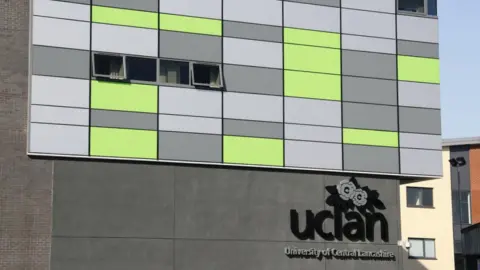 Getty Images Exterior of Uclan Media Faculty