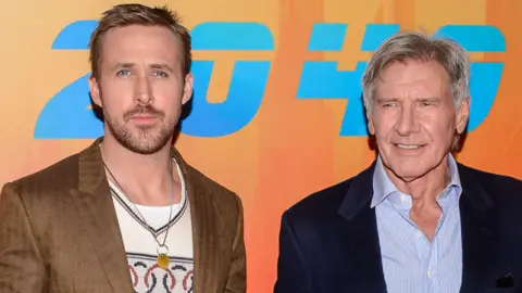EPA Ryan Gosling and Harrison Ford