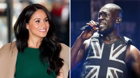 Getty Images Meghan Markle and Stormzy