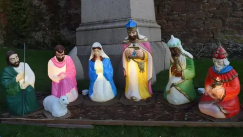 Police Scotland Nativity scene