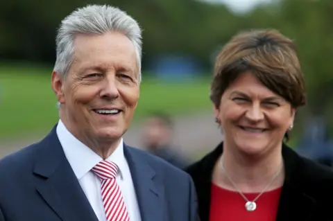 PA Media Peter Robinson and Arlene Foster
