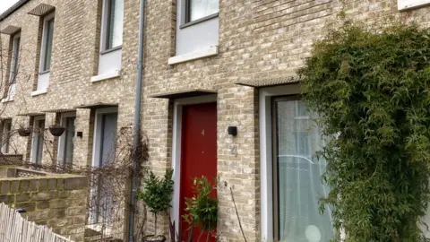 Martin Giles/BBC Houses in Goldsmith Street, Norwich