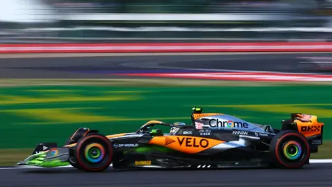 Getty Images McLaren race car sponsored by Velo nicotine pouches