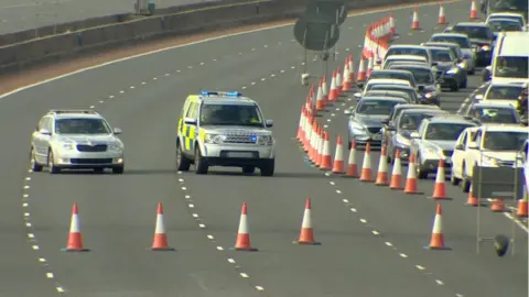 Fatal Belfast crash Car driven wrong way on motorway