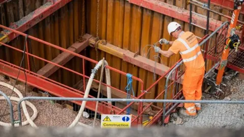 Welsh Water  Work being carried out