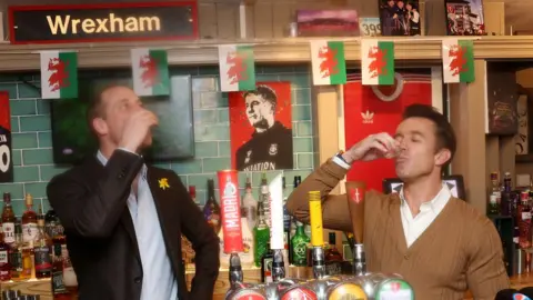 Getty Images Prince WiIliam and Rob McElhenney