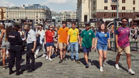 Hidden Flag The activists go through security checks