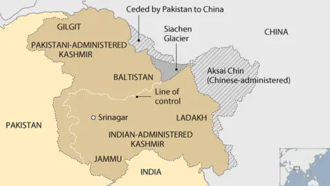 Map of Kashmir