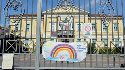 Getty Images The Spallanzani hospital in Rome has been at the forefront of Italy's treatment of the pandemic