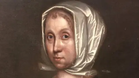 Cromwell Museum Painting thought to be of Oliver Cromwell's mother