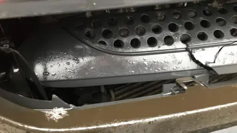 RSPCA Damage to front of car