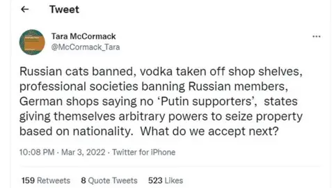 Google Dr Tara McCormack tweet