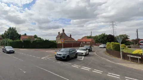 Google Junction between West End Road, B1397 and Middlegate Road West