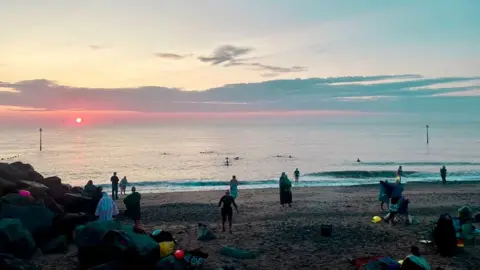 Jim Blake Swimmers in Withernsea