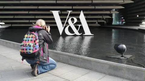 BBC V&A Dundee visitor