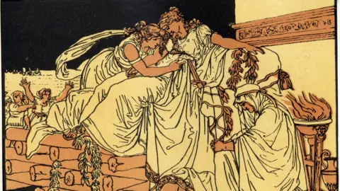 Getty Images Dido on the funeral pyre