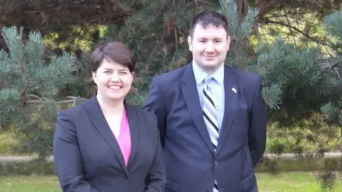 Stirling Conservatives Ruth Davidson and Alastair Majury
