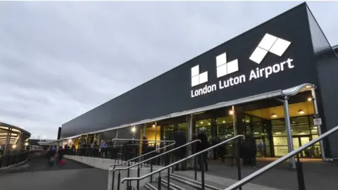 LLA Outside of London Luton Airport