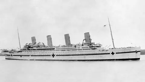 Allan Green HMHS Britannic seen during World War I