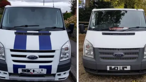 Derbyshire Police Stolen vans