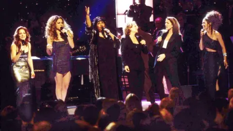 Getty Images Gloria Estefan, Mariah Carey, Aretha Franklin, Carole King, Celine Dion and Shania Twain