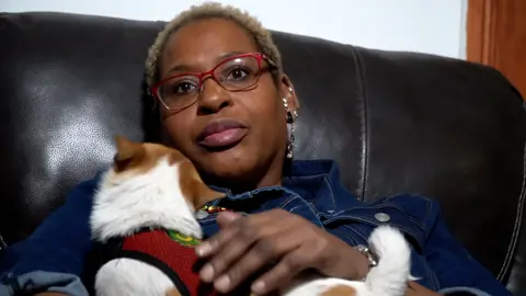 BBC Thelma with her dogs