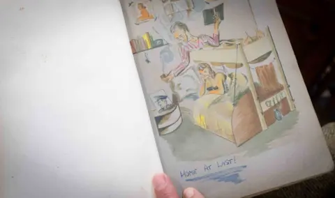 Hansons A drawing in the journal