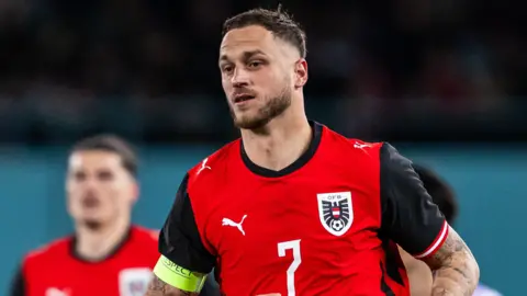 Marko Arnautovic in action for Austria