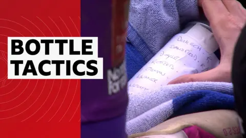 Lucas Perri's water bottle