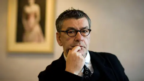 Getty Images photograph of Scottish artist Jack Vettriano 