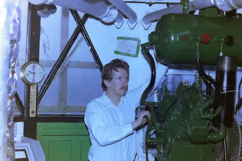 Neil Hargreaves man in lighthouse