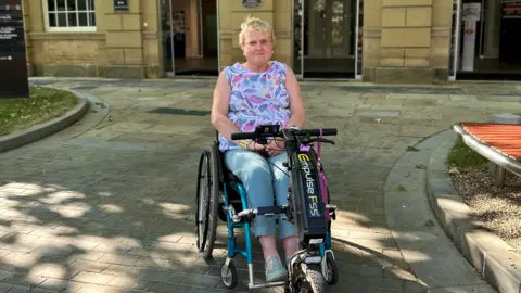 Flick Williams Lady in wheelchair