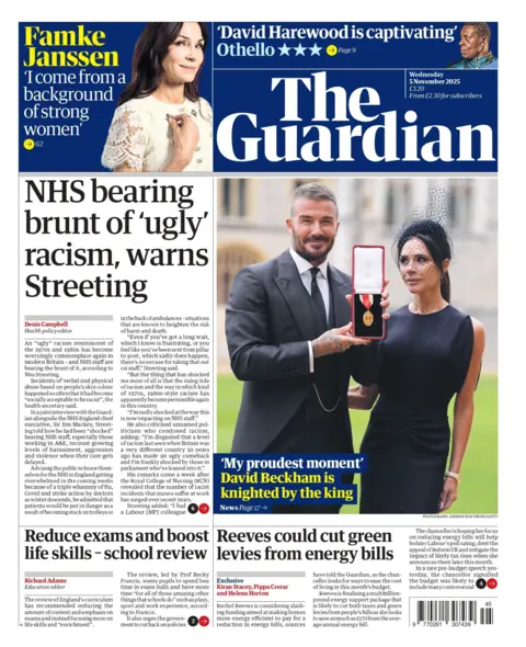 "NHS bearing brunt of 'ugly' racism, warns Streeting".