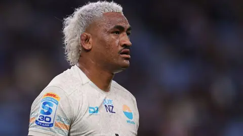 Semisi Paea waits for the next action