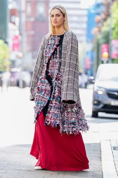 Nottingham Trent University Model wearing dress