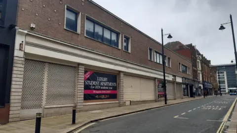 BBC A general view of the building at 60-66 John Street in Sunderland