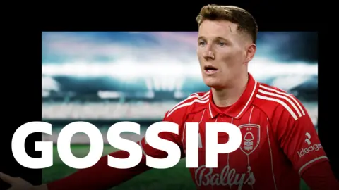 BBC Gossip graphic featuring Elliot Anderson