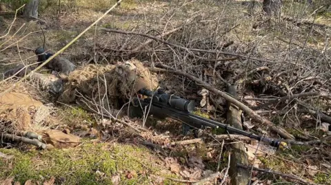 ”Private J” from Leicester is training to be a sniper