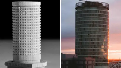 Concrete model of Rotunda building