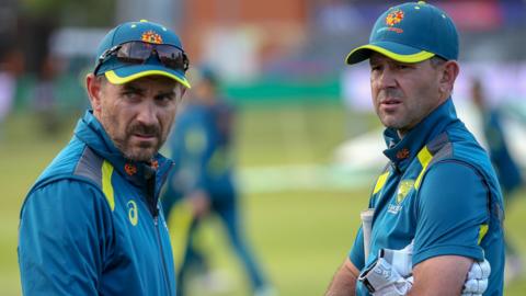 Justin Langer and Picky Ponting