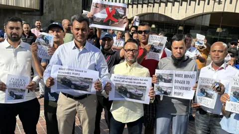 BBC Tax driver protest