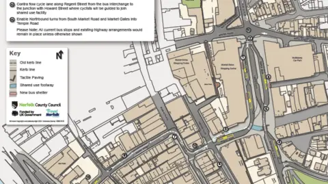Norfolk County Council Consultation map
